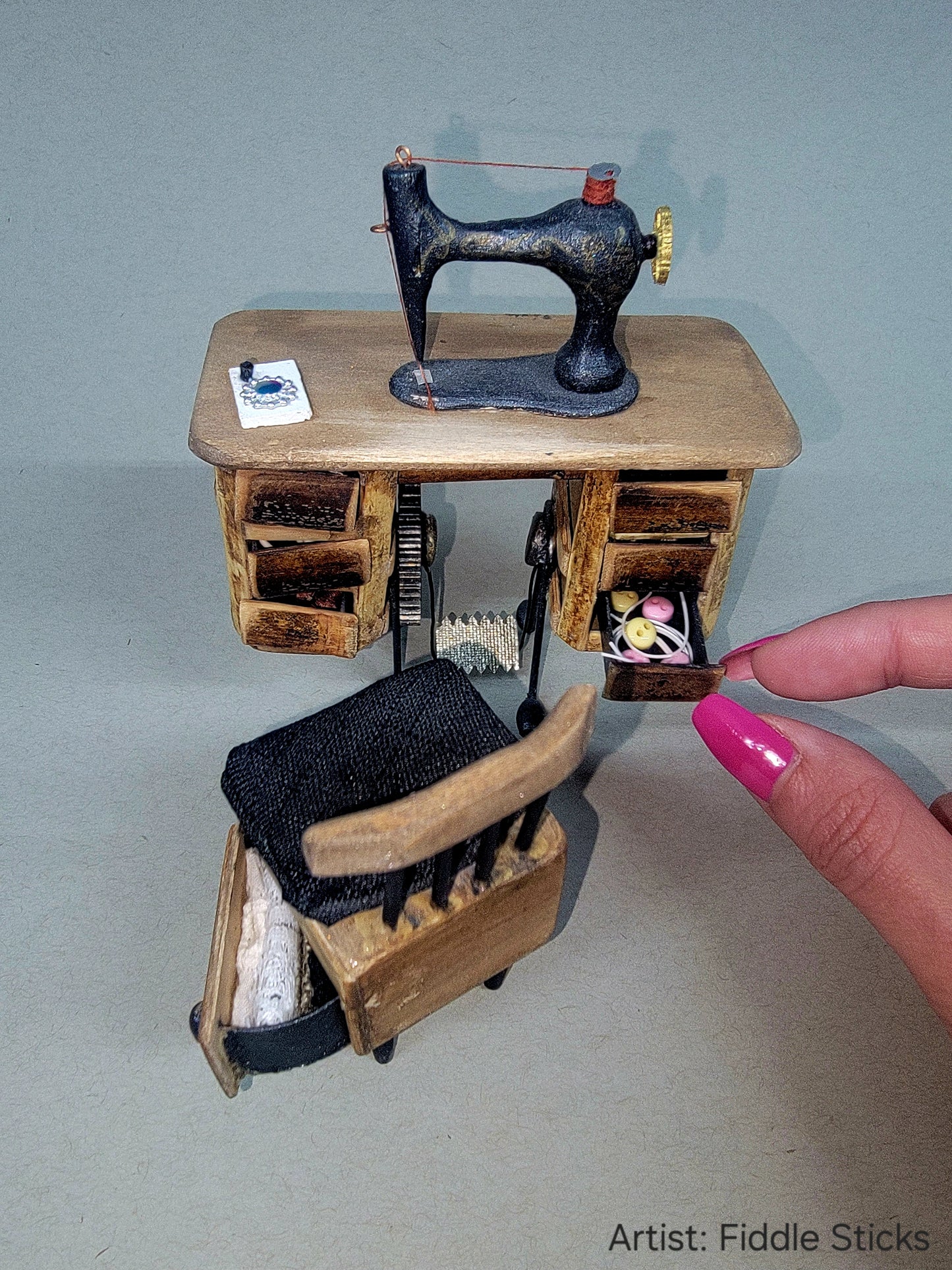 Sewing Machine and Sewing Chair