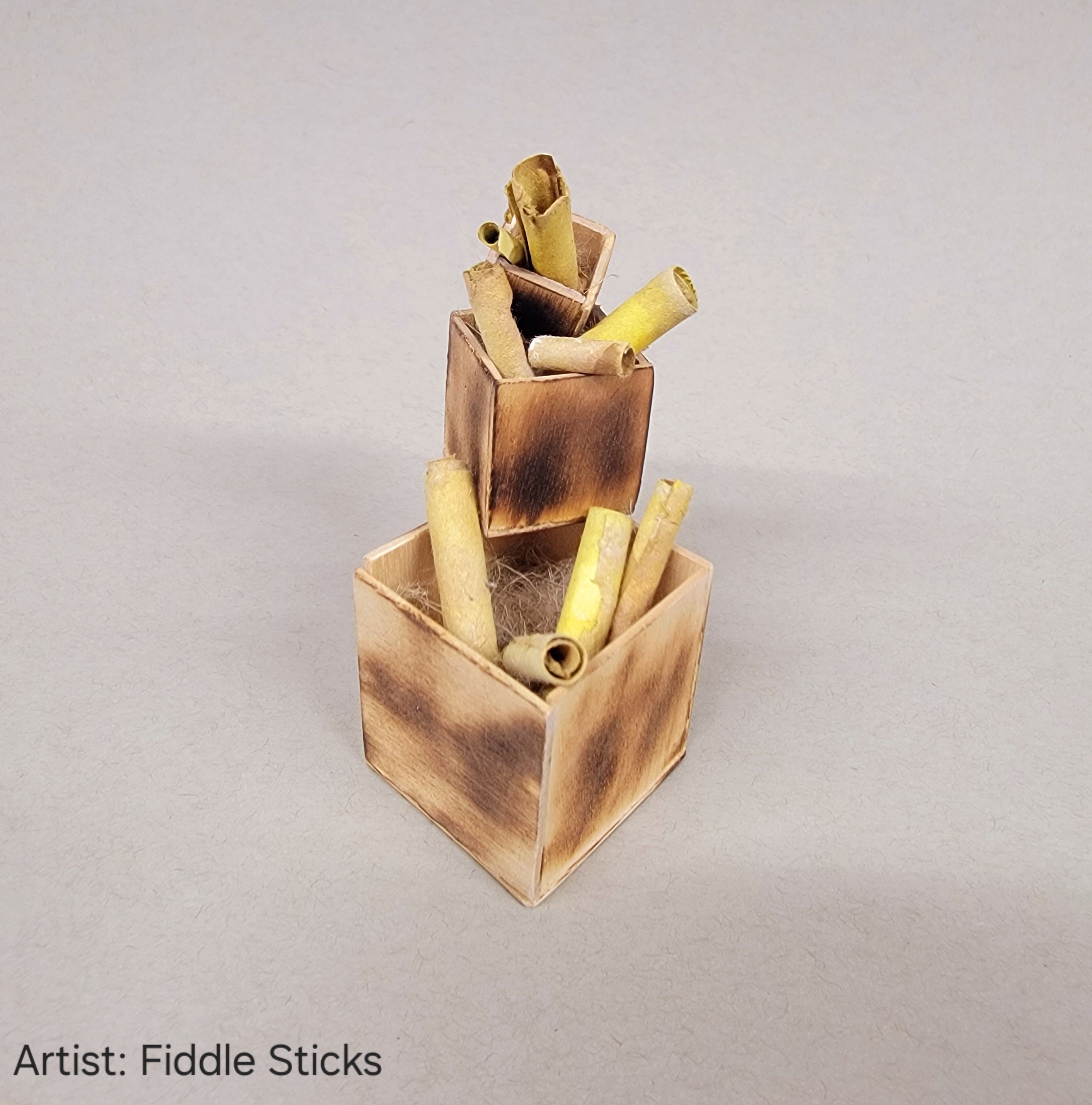 Tiered Boxes with 7 Loose Scrolls – TheBeardedMiniaturist