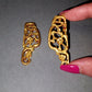 Pair of Real Gold Leaf Japanese Architectural Elements