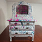 "Tell me I'm pretty" grafitti style chest of drawers!