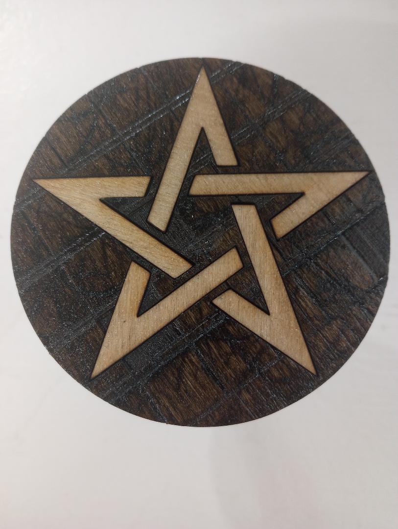 Pentagram Inlay Table