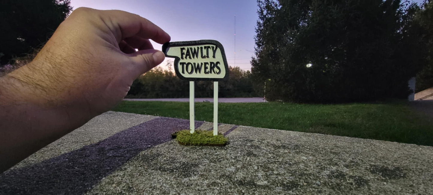 "Fawlty Towers" Hotel Sign