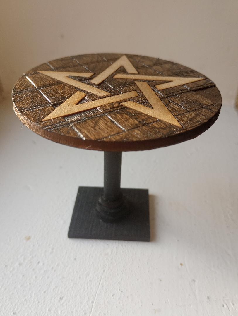 Pentagram Inlay Table