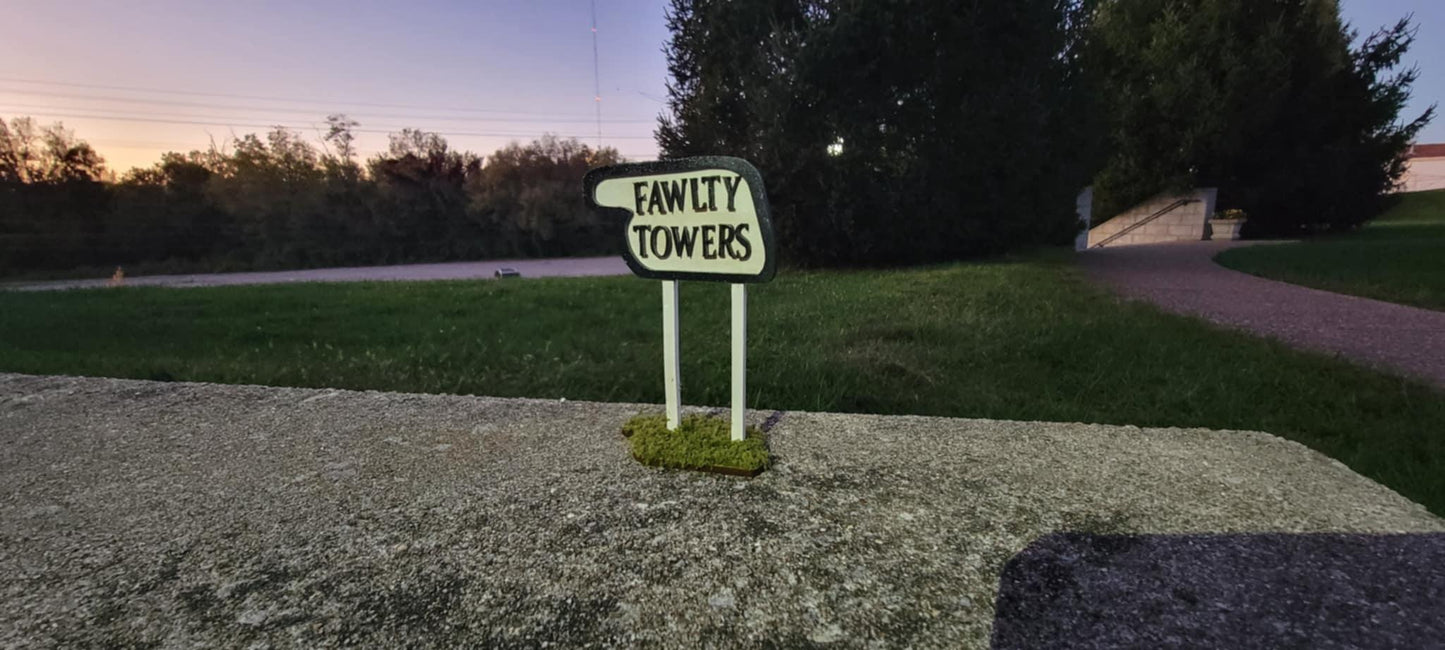 "Fawlty Towers" Hotel Sign